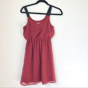Maroon summer dress